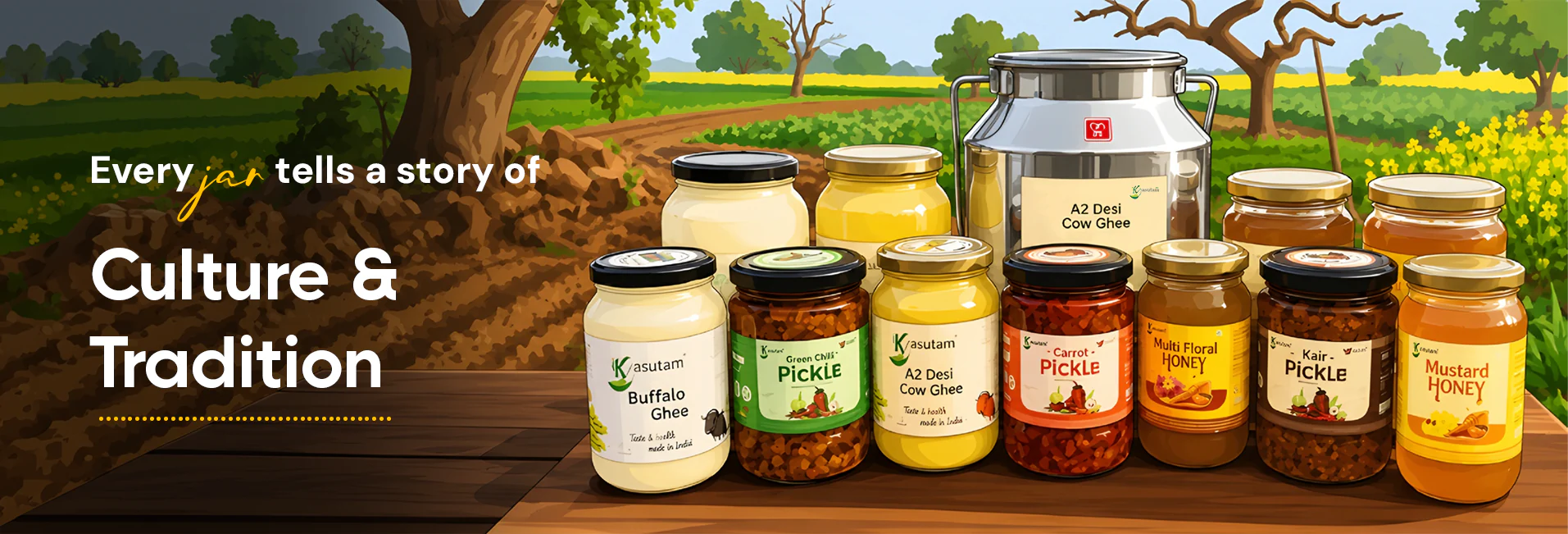 Pure Flavors, Handcrafted with Love